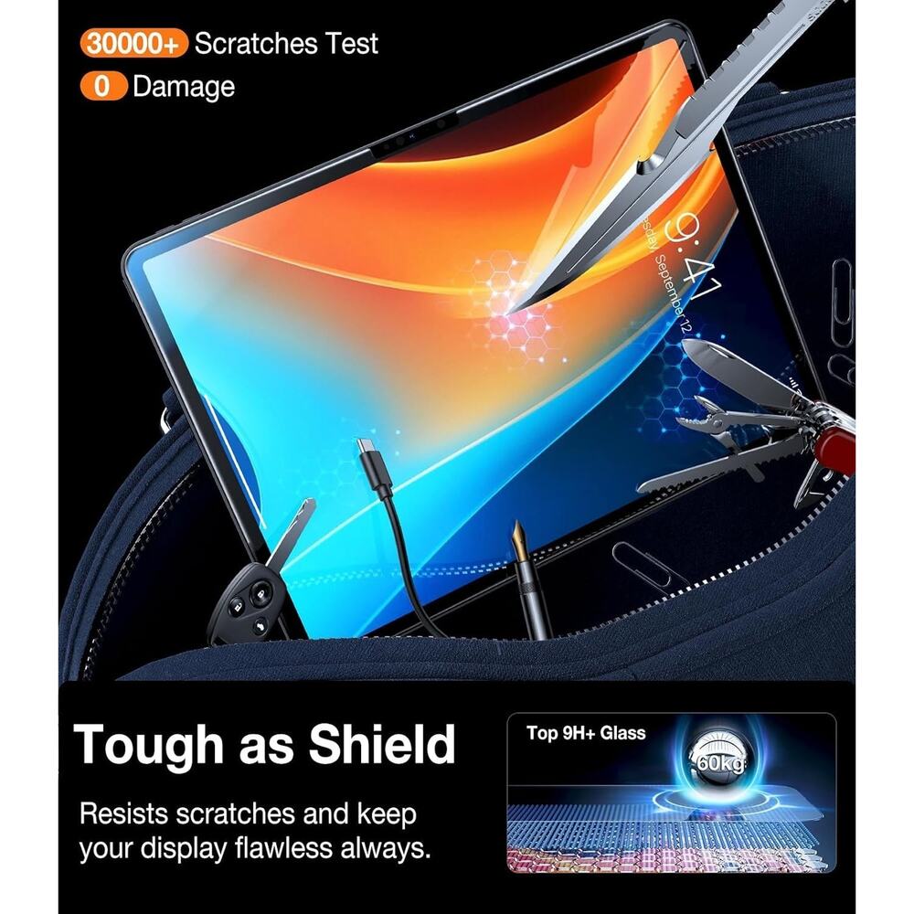 TORRAS Screen Protector for iPad Air 13" (M3 2025 & M2 2024) – Military-Grade Sh - Picture 4 of 6